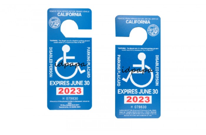 California Handicap Parking Cards